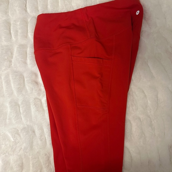 90 Degree by Reflex red leggings size M - Picture 5 of 5